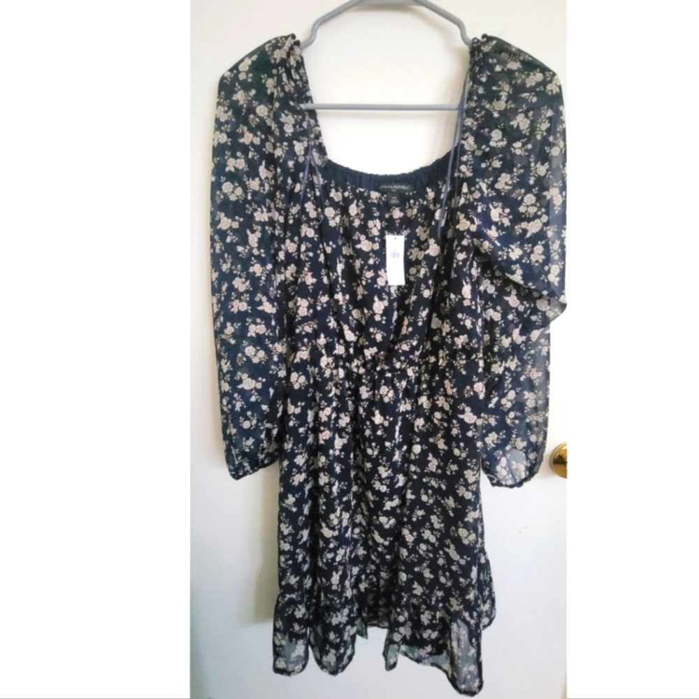 Banana republic floral dress size XS brand new